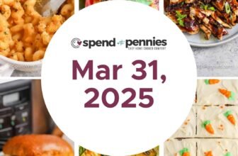 Weekly Meal Plan Mar 31, 2025