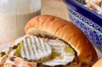 SLOW COOKER PULLED CHICKEN WITH ALA...