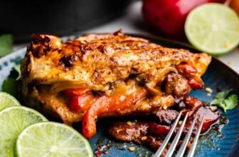 Fajita Stuffed Hen Breasts