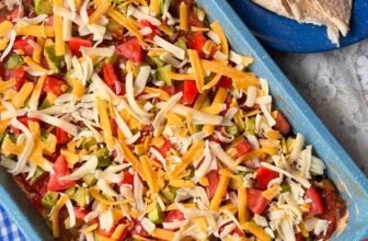 Layered Taco Dip-The Southern Woman...