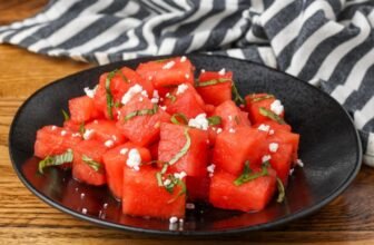 Watermelon Basil Salad – Bare...