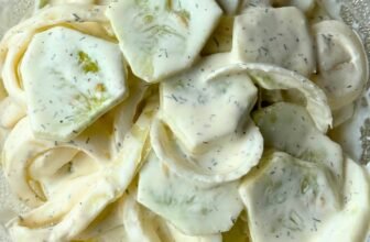 Cucumbers in Vinegar and Creamed Cu...