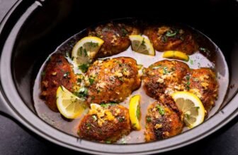 Crockpot Lemon Garlic Butter Hen Th...